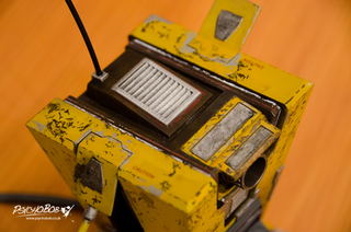 Illustration for article titled Claptrap Exits Borderlands, Enters Real World